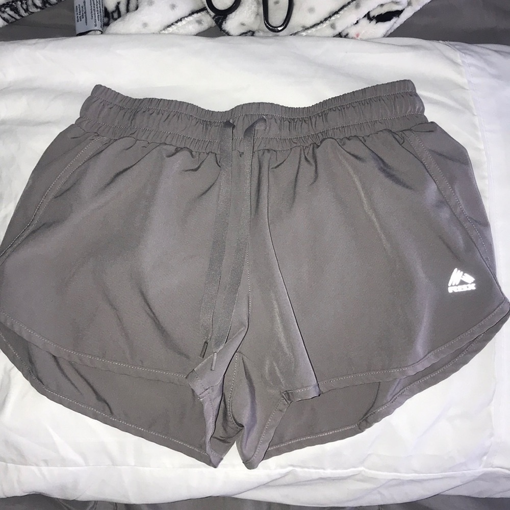 gray athletic shorts